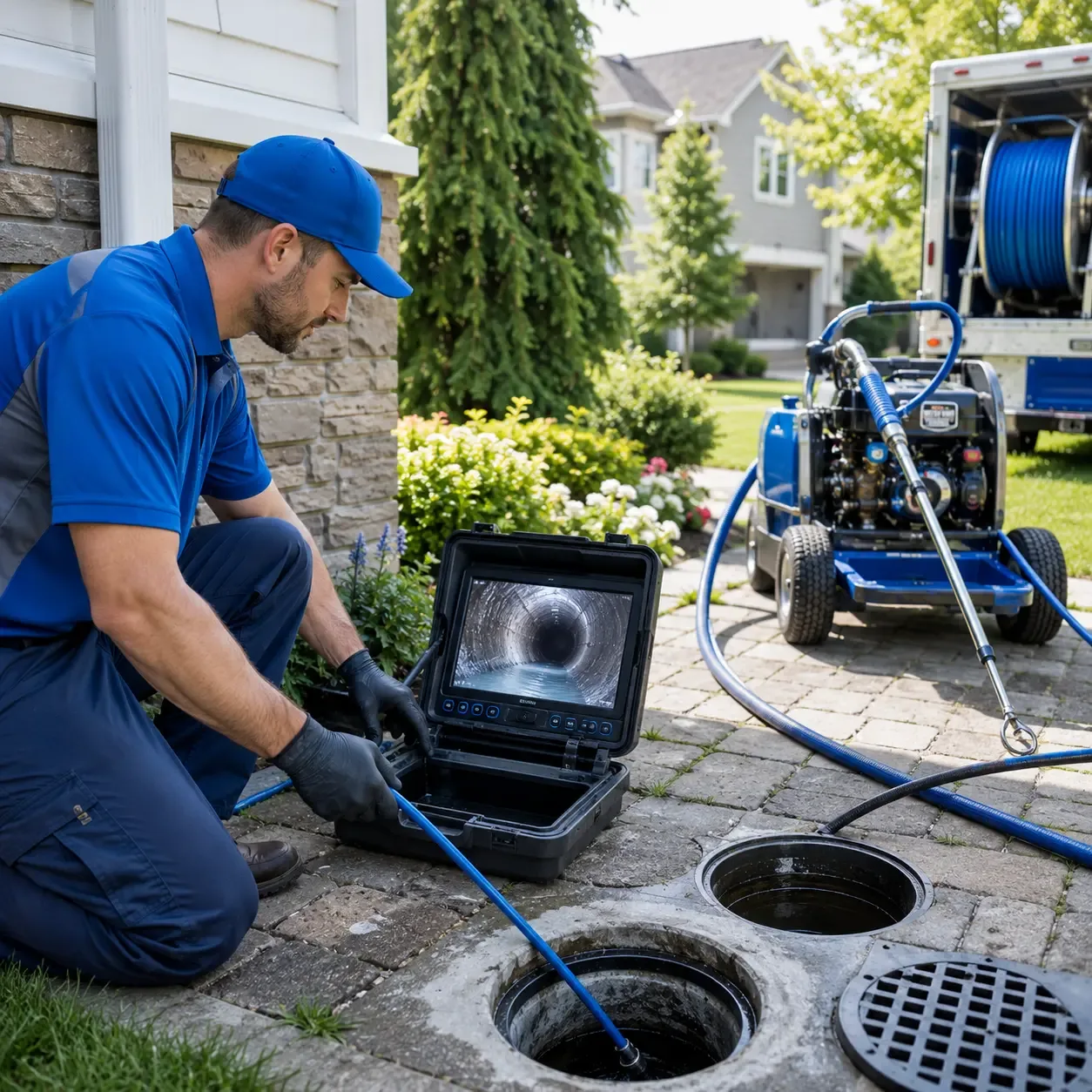 Outdoor drain cleaning professionals serving Glen Ferris, WV